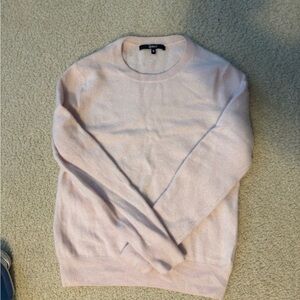 Quince Light Pink Cashmere Sweater Women’s size Medium